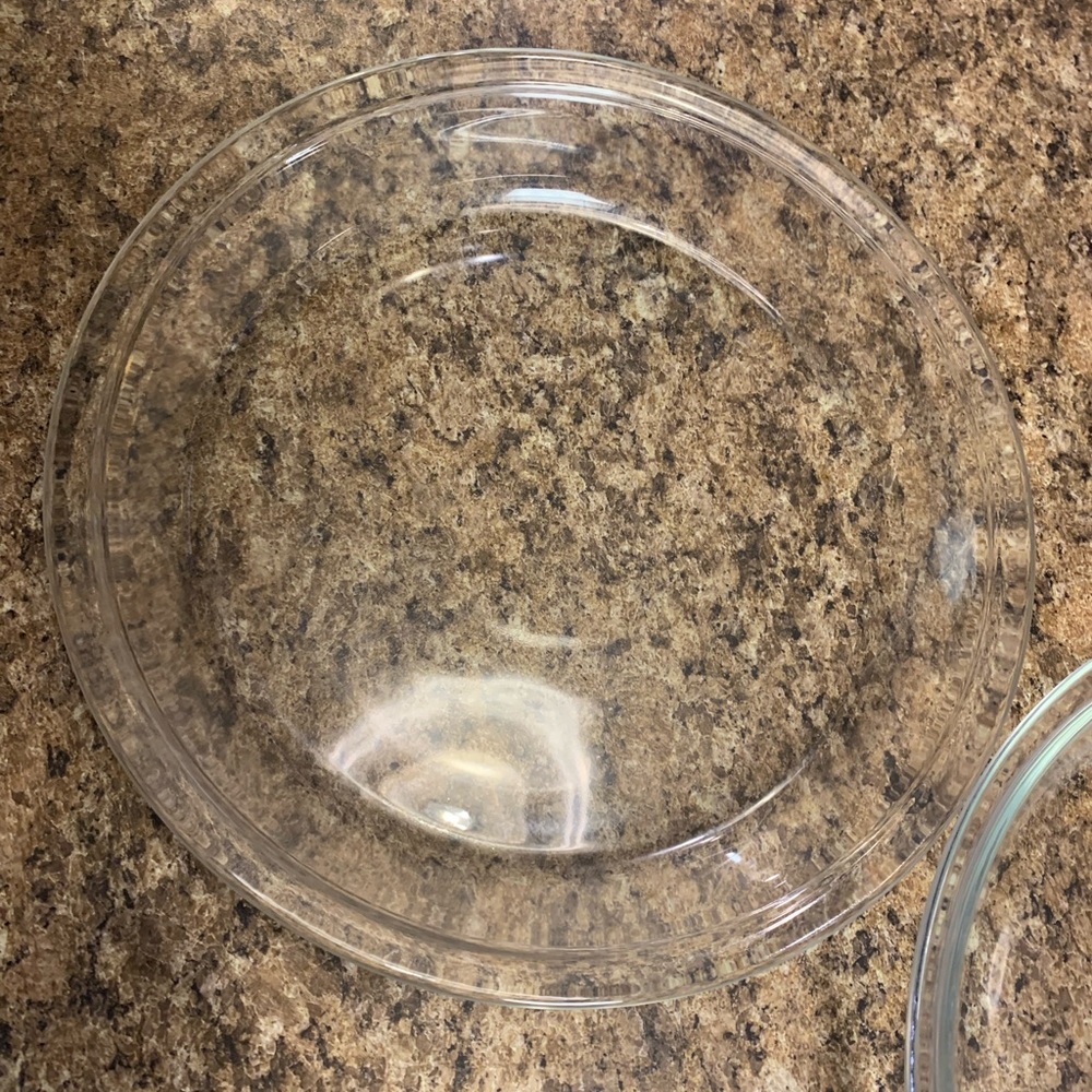 Clear Glass Pie Dish